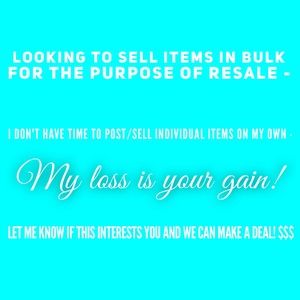 BULK clothing for resale purposes!